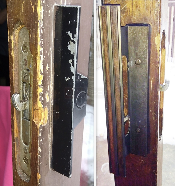 Patio door handle