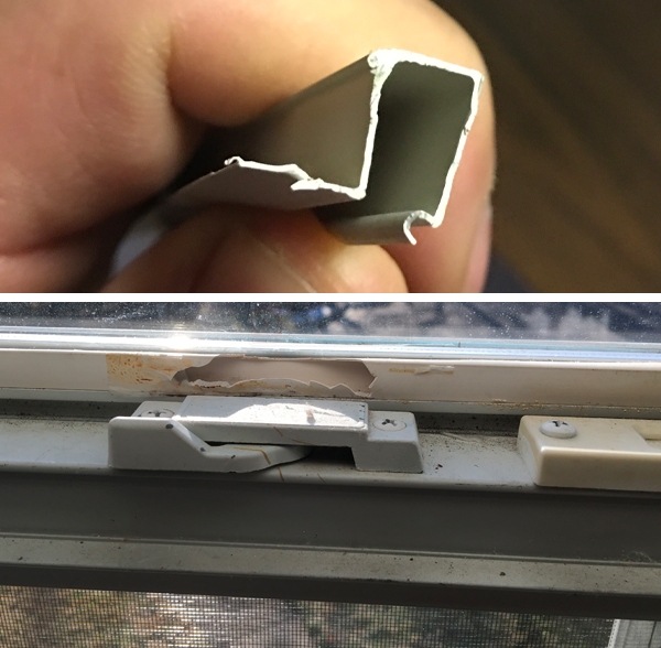 User submitted photos of snap-in glazing.