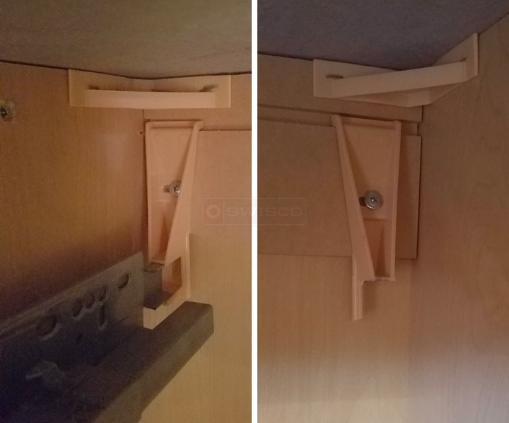 User submitted photos of drawer hardware.