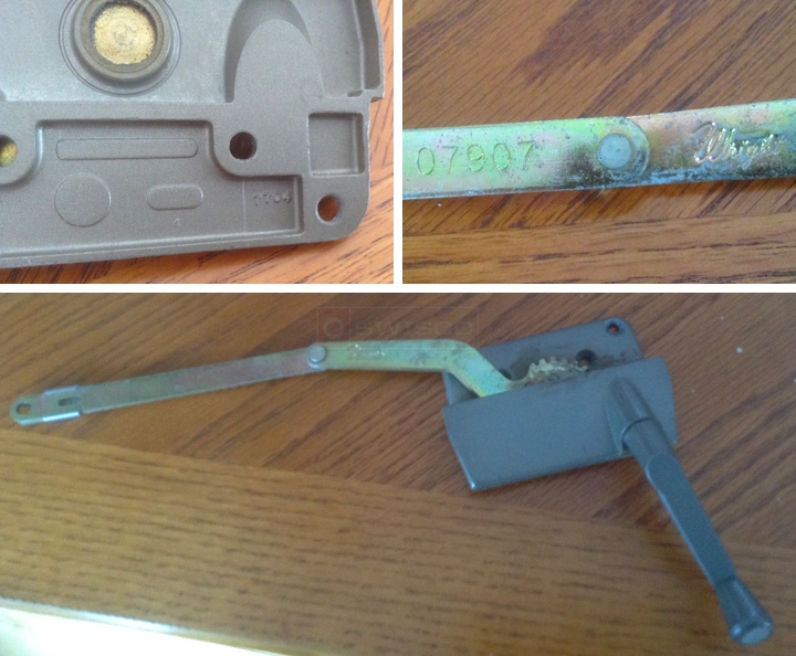 User submitted photos of a window operator.