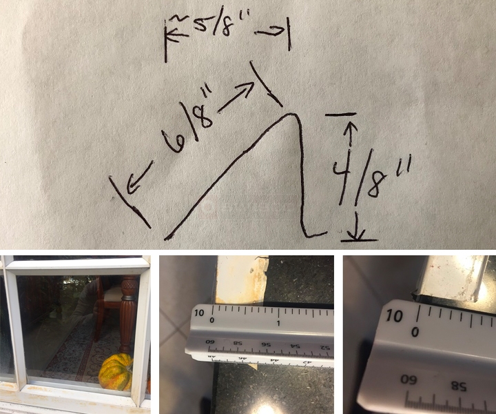 User submitted photos of snap-in glazing.