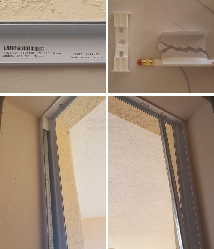 User submitted photos of window hardware.