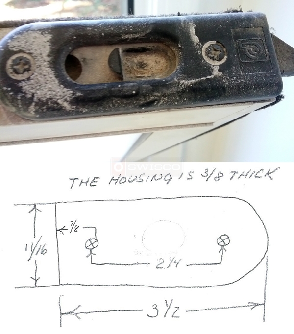 User submitted photos of a tilt latch.