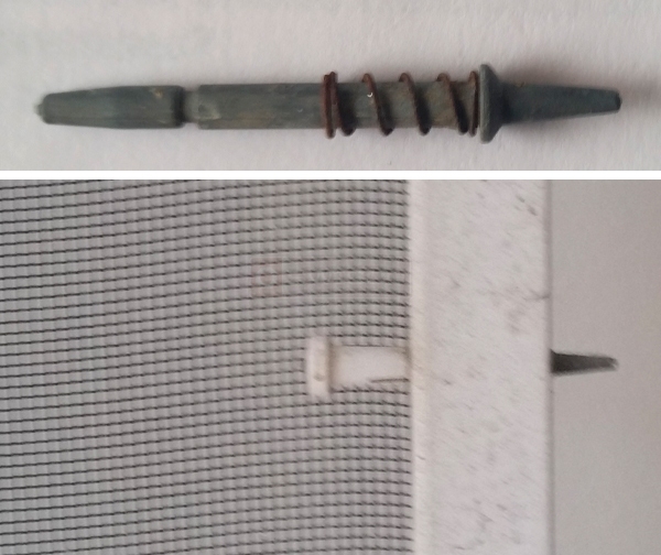 User submitted photos of window hardware.