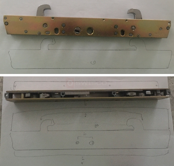 User submitted photos of a mortise lock.