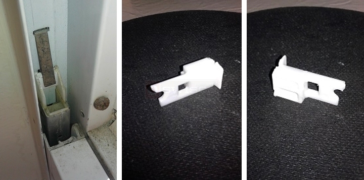 User submitted photos of window hardware.