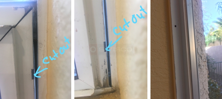 User submitted photos of window hardware.