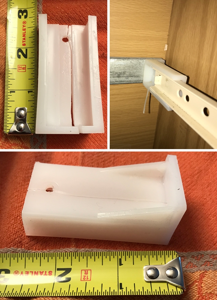 User submitted photos of drawer hardware.