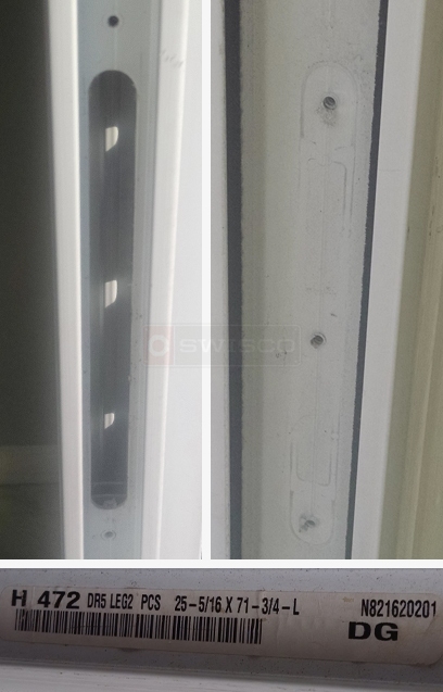 Patio door handle