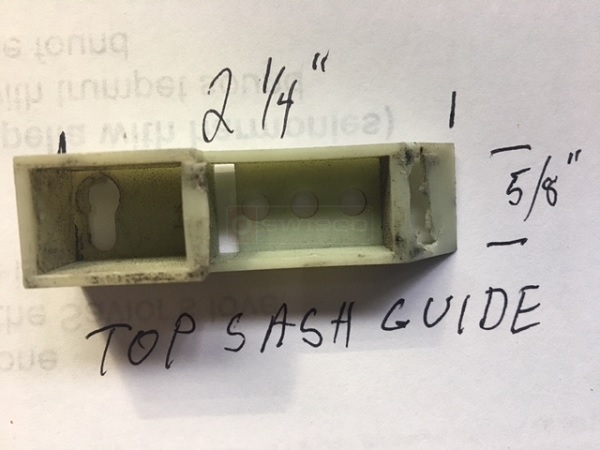 top sash guide