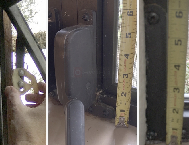 Awning window crank and parts