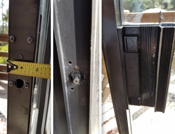 Patio door lock