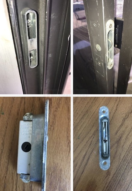 Patio door lock