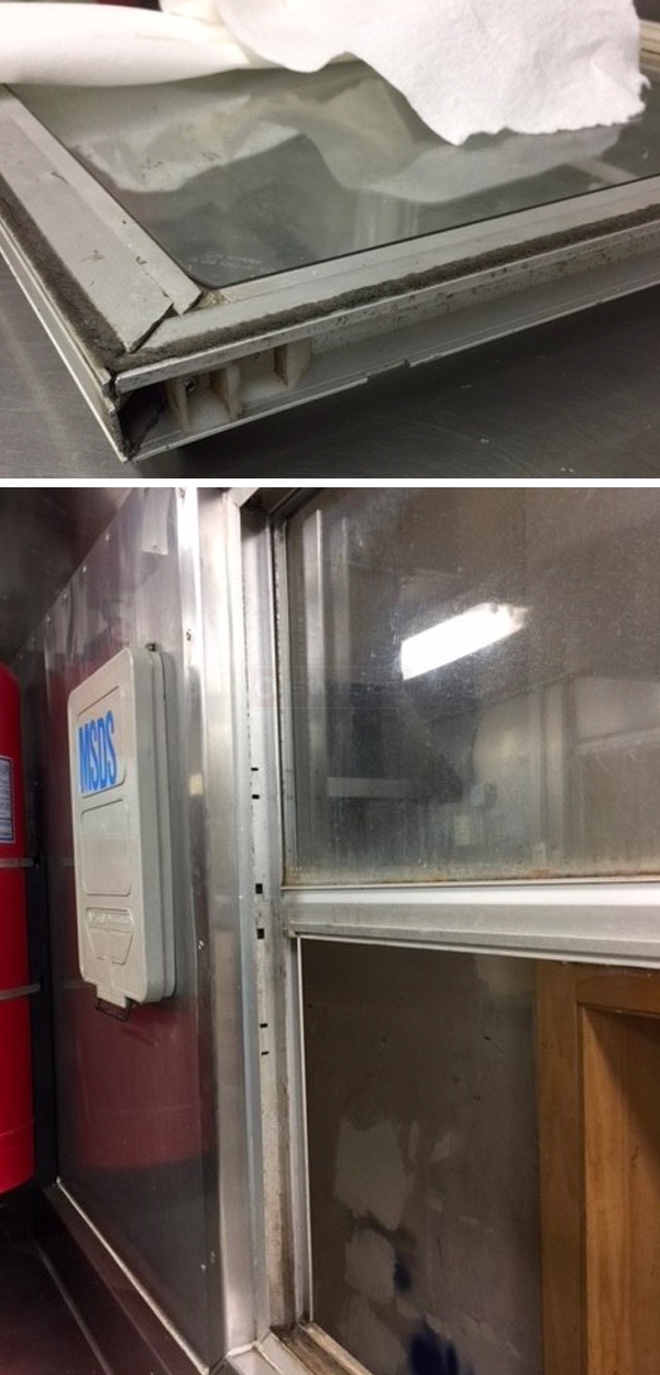 User submitted photos of window hardware.