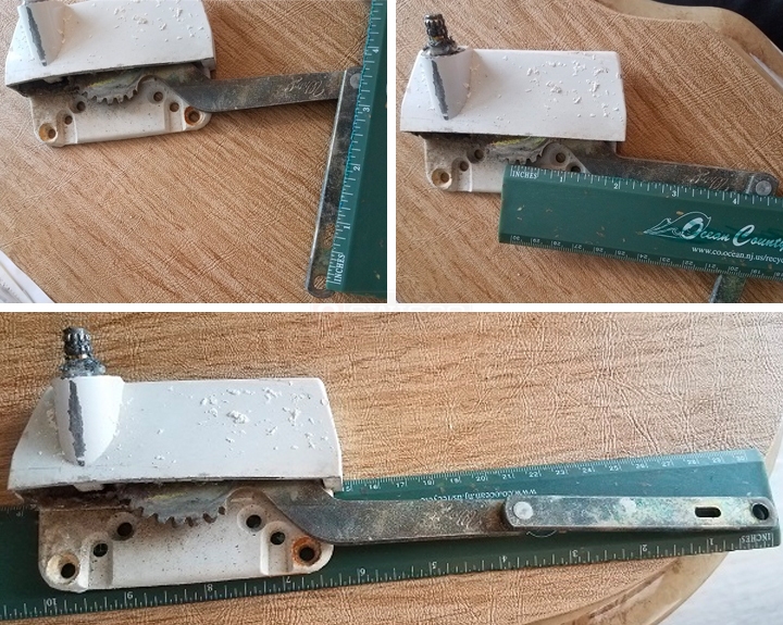 User submitted photos of a window operator.