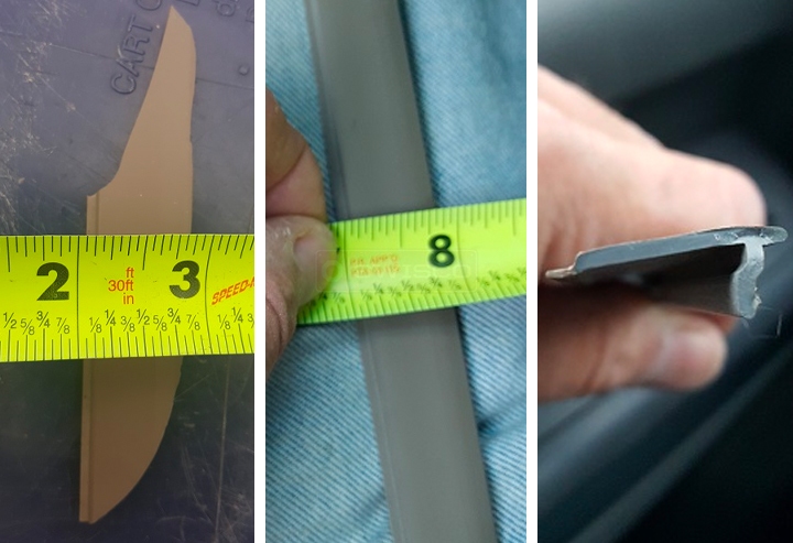 User submitted photos of a glazing bead.