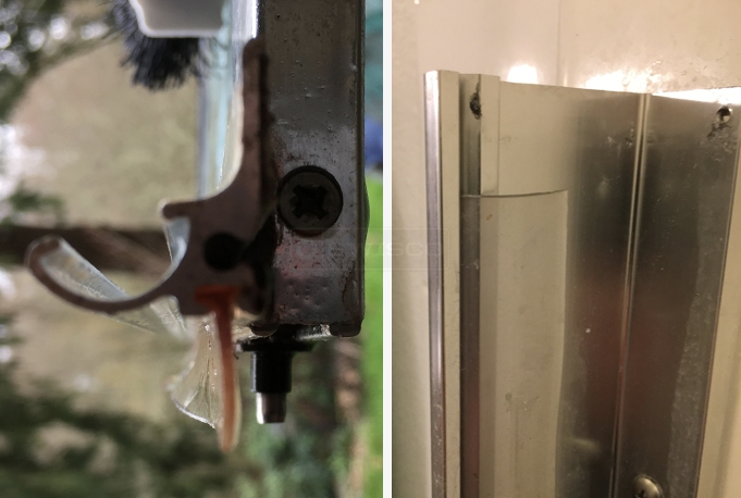 Shower door sweep