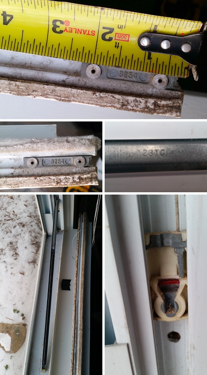 User submitted photos of window hardware.