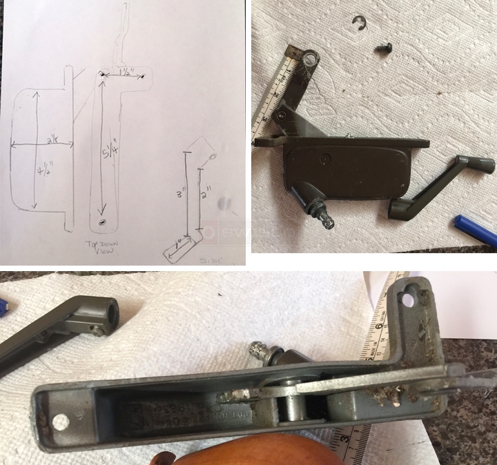User submitted photos of a window operator.