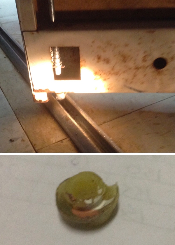 User submitted photos of bi-fold door hardware.