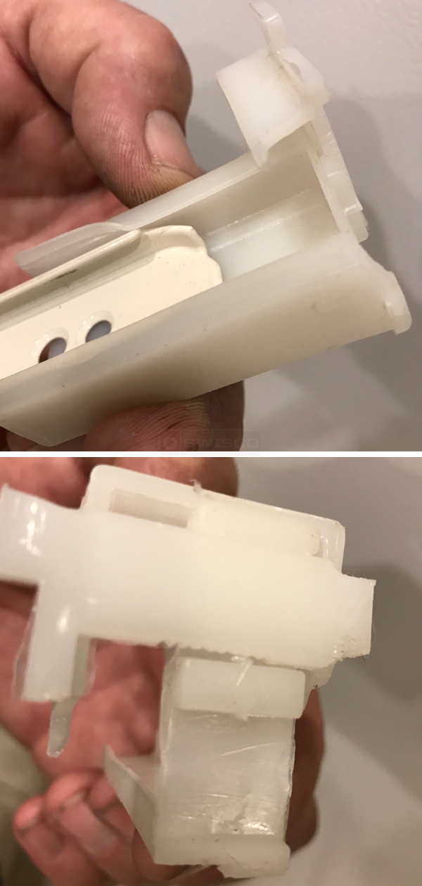 User submitted photos of drawer hardware.