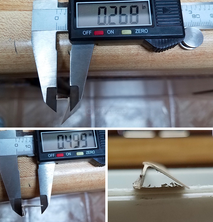 User submitted photos of snap-in glazing.