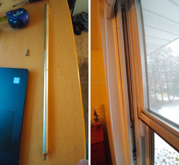 User submitted photos of a window balance.