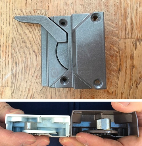 User submitted photos of a window lock.