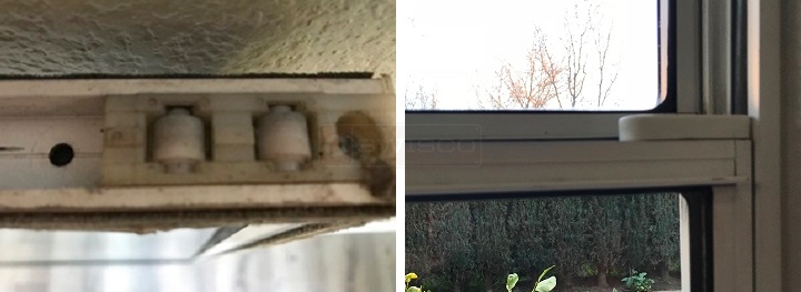 User submitted photos of window hardware.