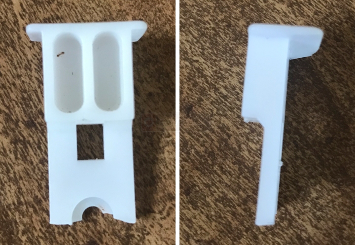 User submitted photos of a top sash guide.