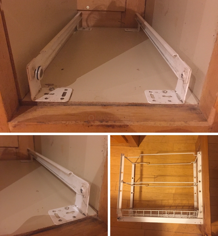 User submitted photos of drawer hardware.