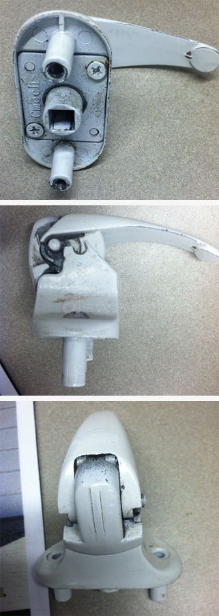 Replacement storm door handle
