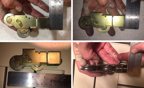 User submitted photos of a patio door roller.