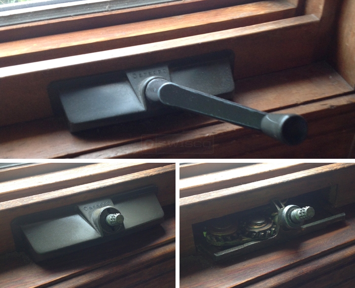 User submitted photos of a window operator.