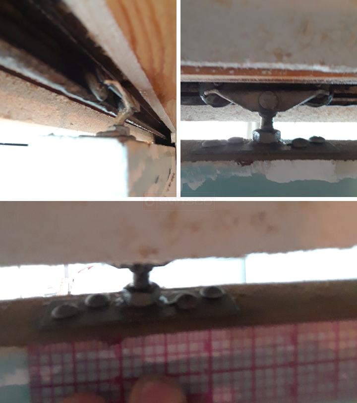 User submitted photos of a pocket door roller.