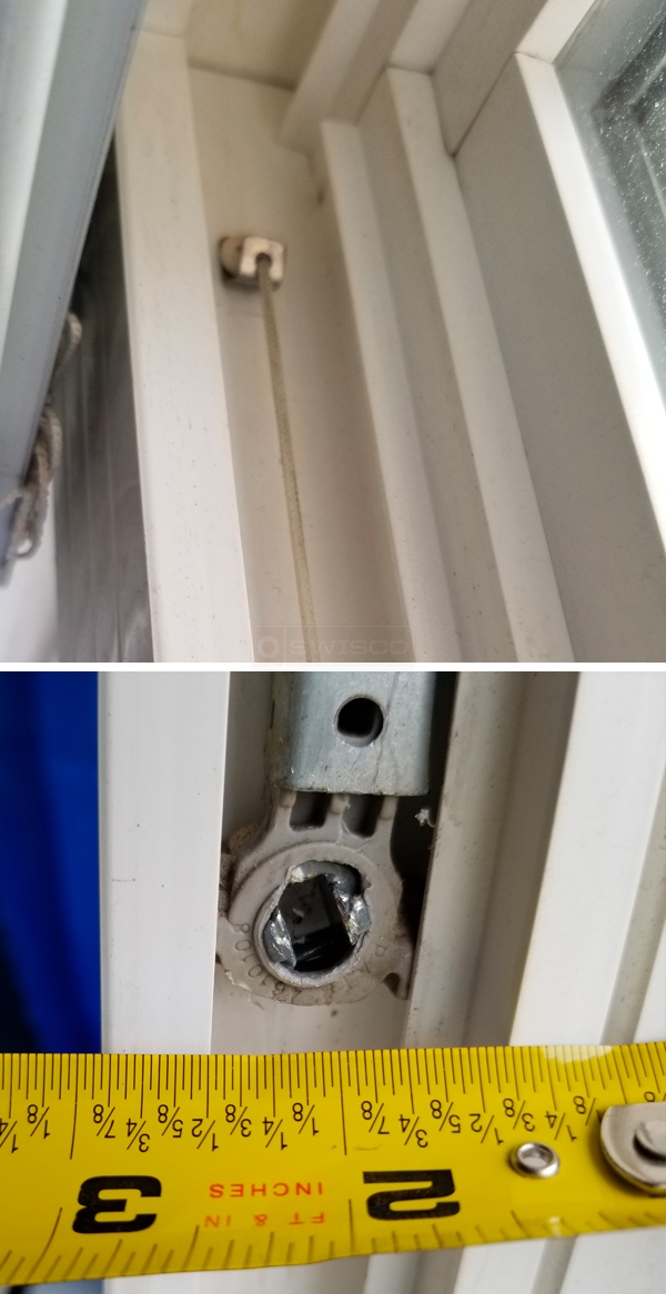 User submitted photos of a window balance.