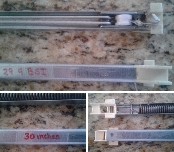 User submitted photos of a window balance.