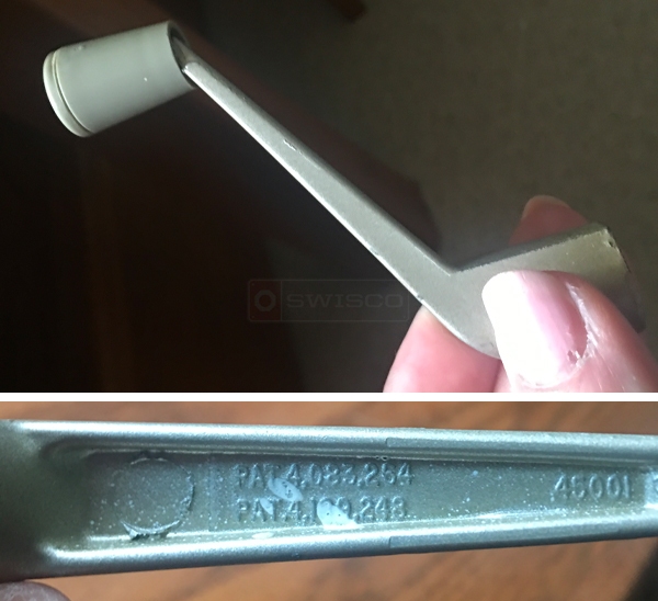 User submitted photos of a window operator handle.