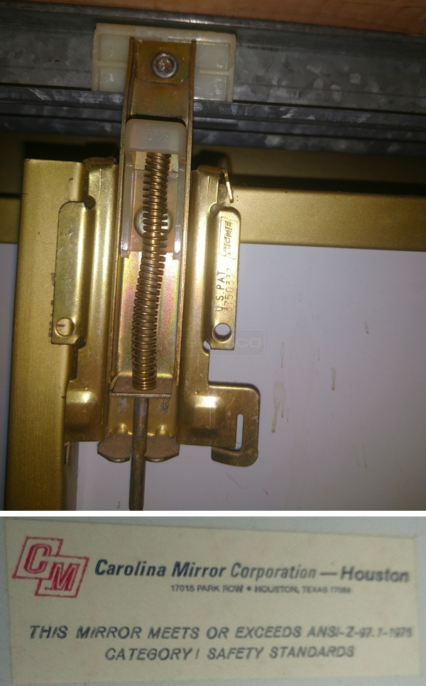 User submitted photos of closet hardware.