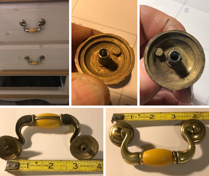 User submitted photos of a drawer pull.