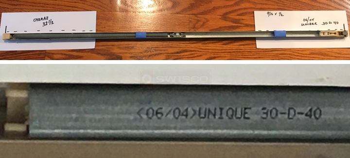 User submitted photos of a window balance.