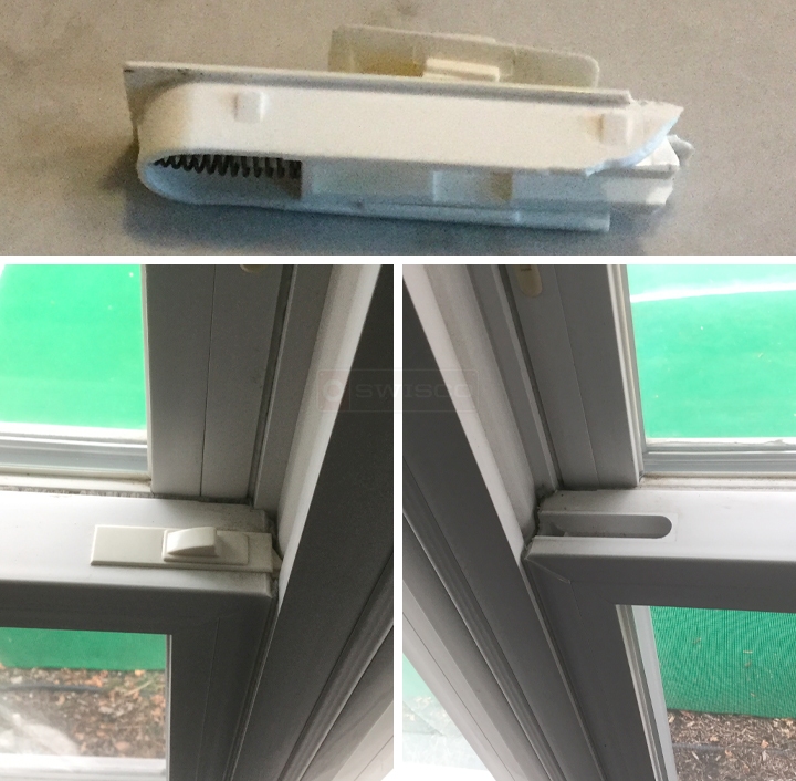 User submitted photos of a tilt latch.