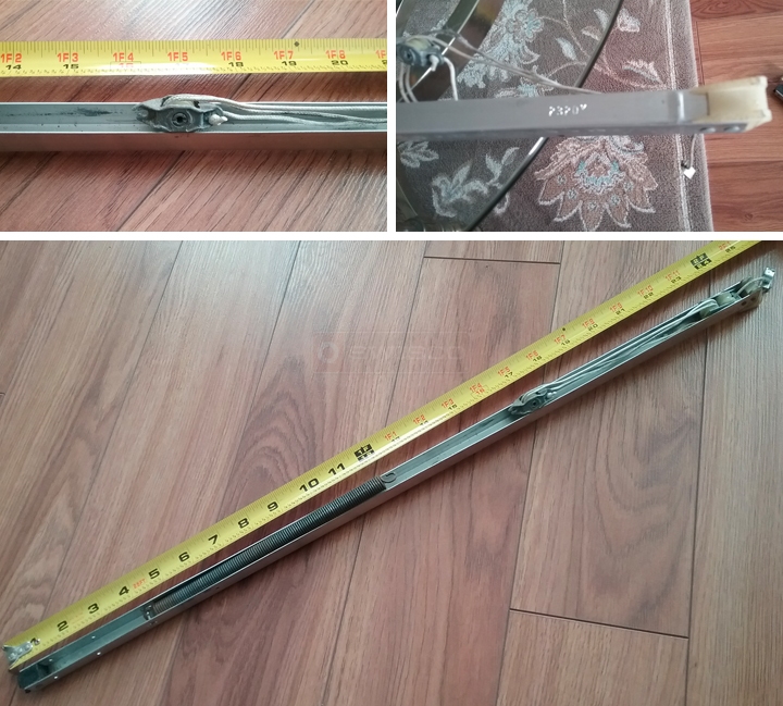 User submitted photos of a window balance.