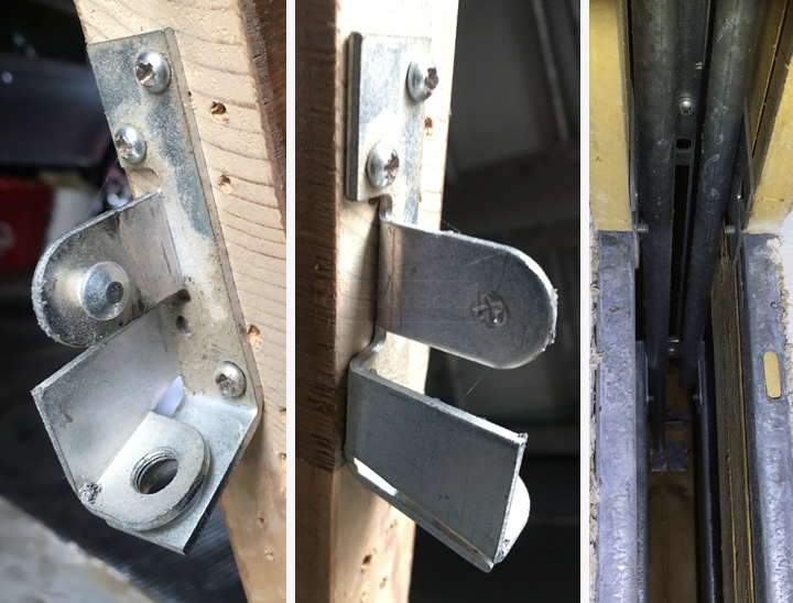 Metal pocket door hardware