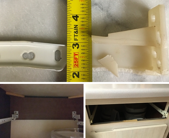 User submitted photos of drawer hardware.