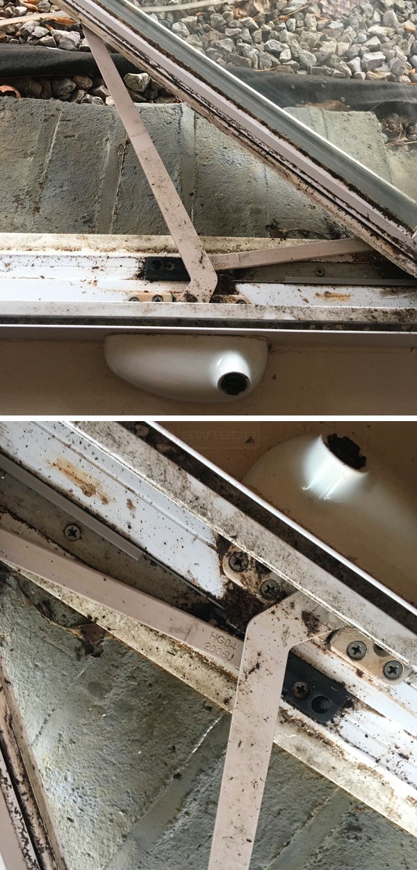 User submitted photos of a window operator.