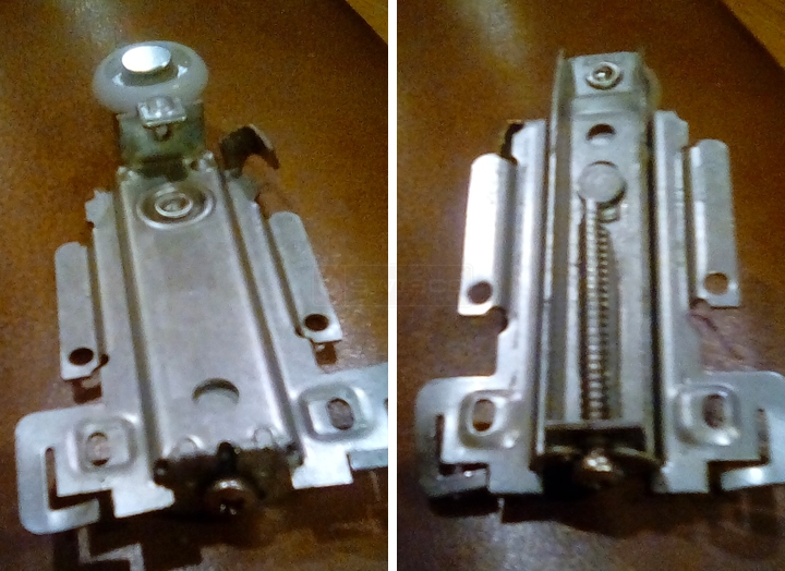 User submitted photos of closet hardware.