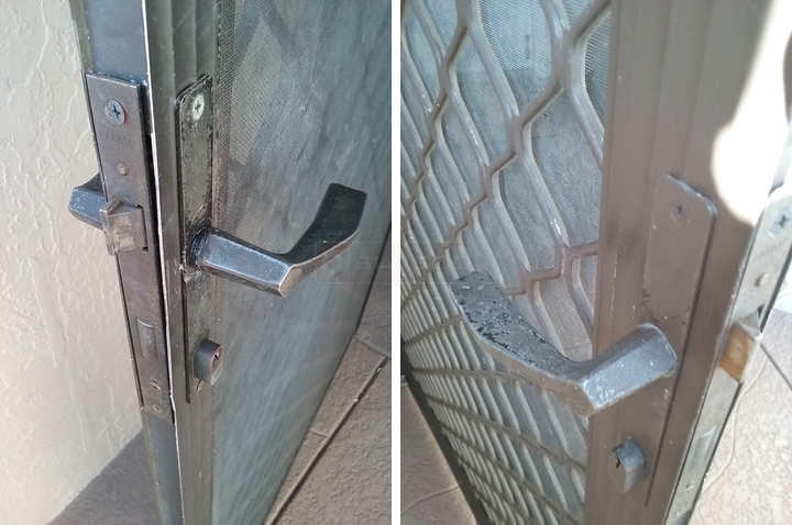 User submitted photos of a door handle set