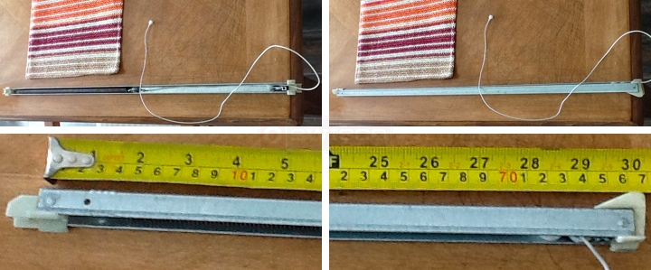 User submitted photos of a window balance.