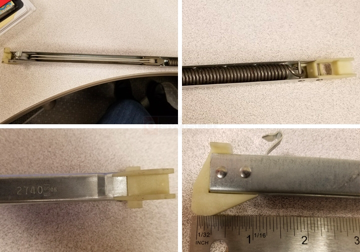 User submitted photos of a window balance.